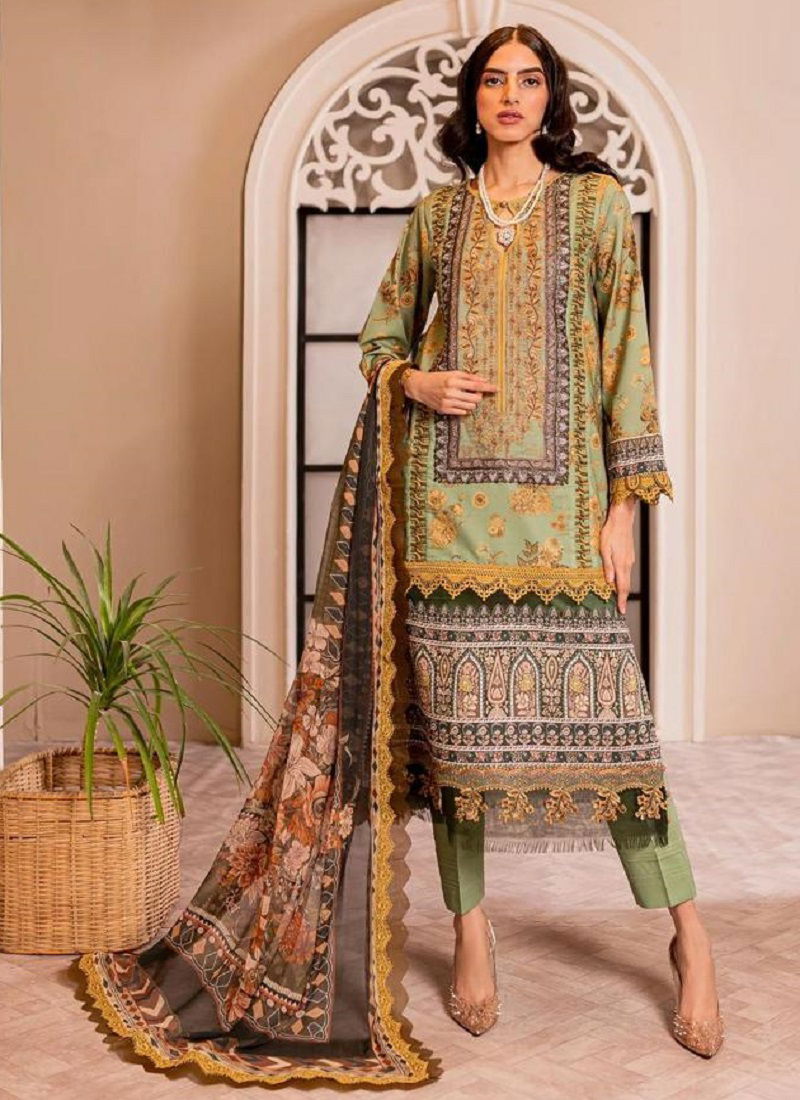 Deepsy Firdous Ayzal Cotton Pakistani Suits Catalog
